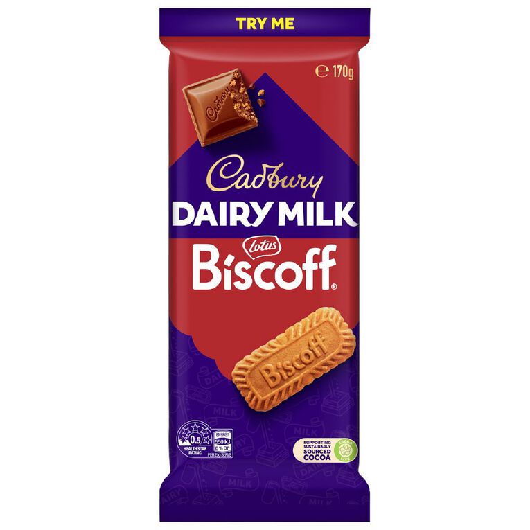 Cadbury Biscoff Block 170g, , hi-res