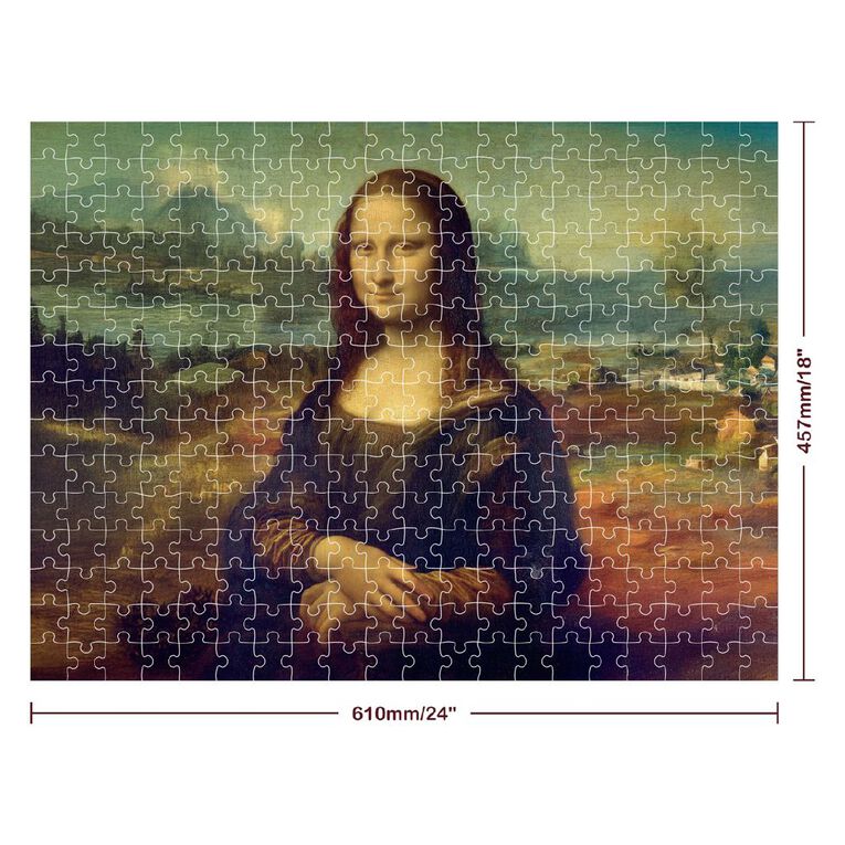 Elevate Mona Lisa by Da Vinci 300 Piece Puzzle, , hi-res