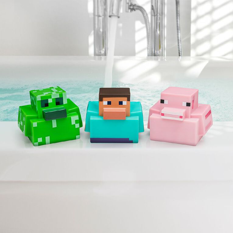 Paladone Minecraft Bath Duck Set | The Warehouse