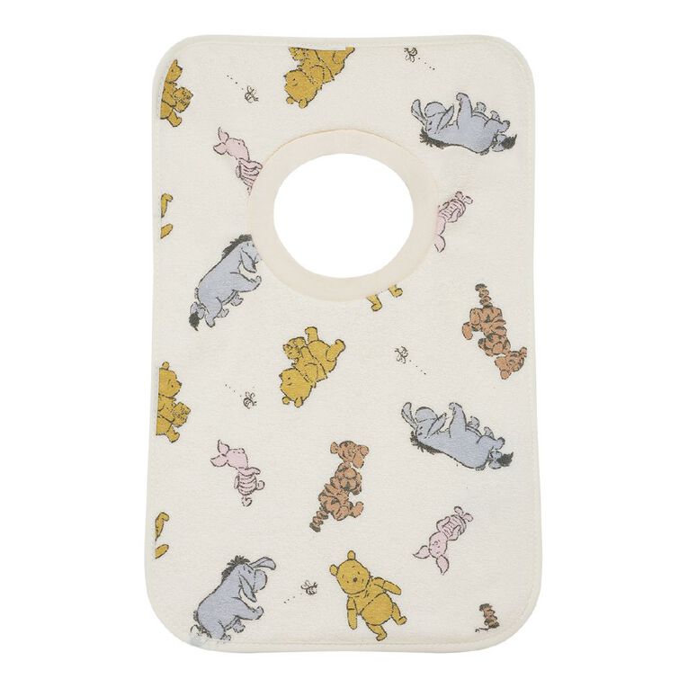 Winnie the Pooh Babies' Bibs 3 Pack, Cream, hi-res
