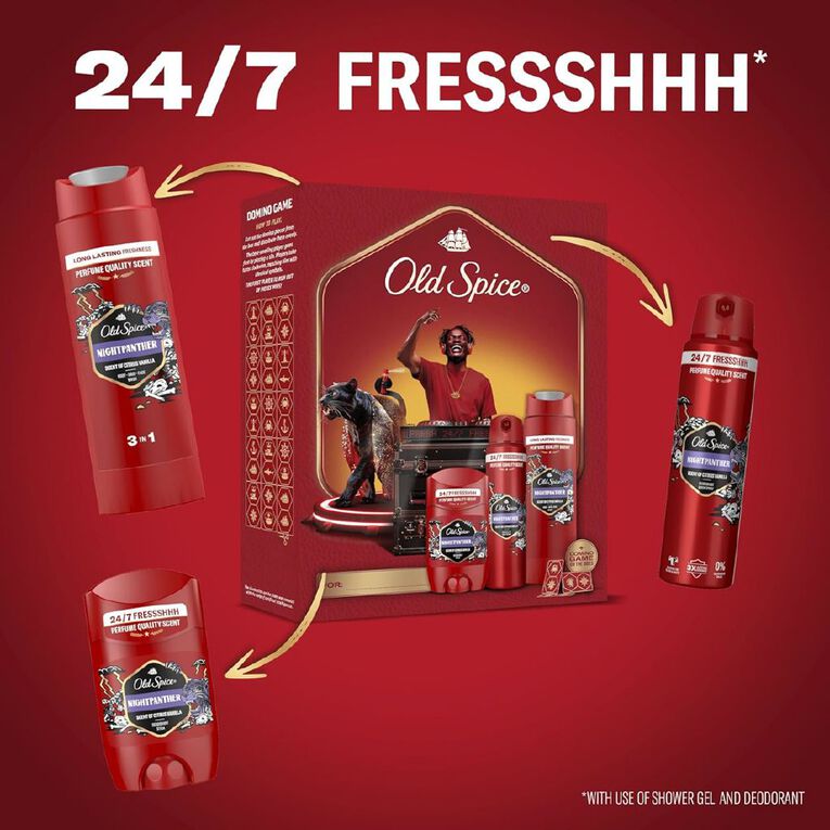 Old Spice Nightpanther Gift Set 3 Piece, , hi-res
