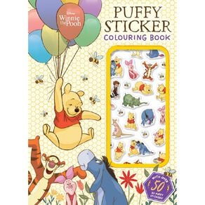 Disney: Winnie The Pooh Puffy Sticker Colouring Book