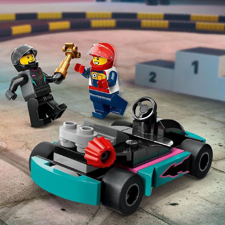 LEGO CITY Go-Karts and Race Drivers 60400, , hi-res
