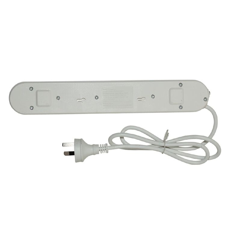 Tech.Inc 4 Way Powerboard with Surge Protection & USB, , hi-res