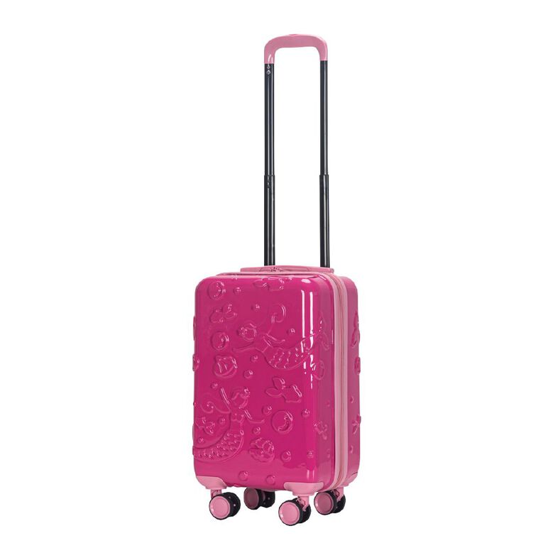 Wander Kids 52cm Embossed Suitcase Mermaid Pink, , hi-res