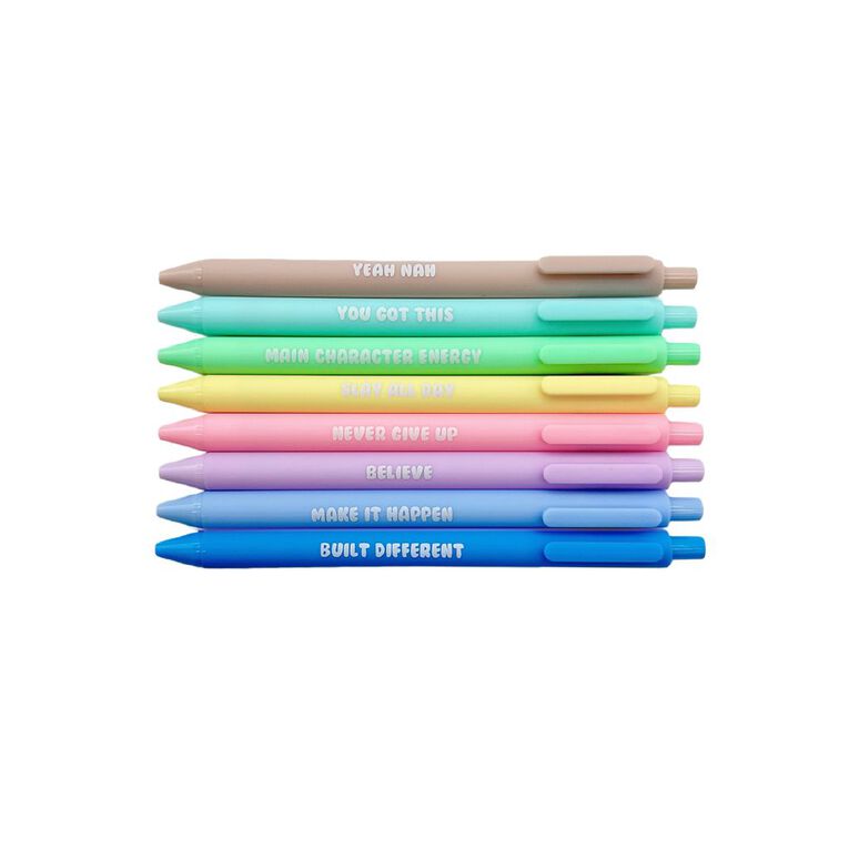 WS Peppy Ballpoint Pens 8 Pack, , hi-res
