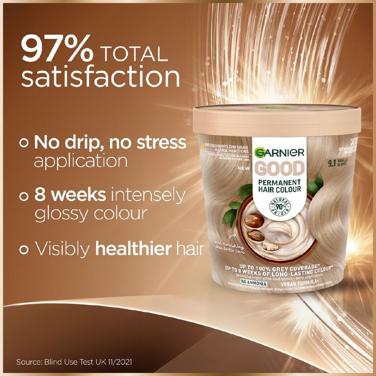 Garnier Good Hair Colour Vanilla Blonde 9.1, , hi-res