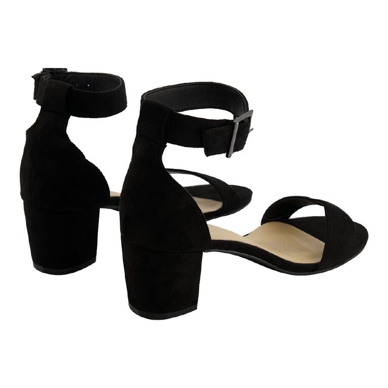 H&H Women's Open Toe Sandals, Black, hi-res