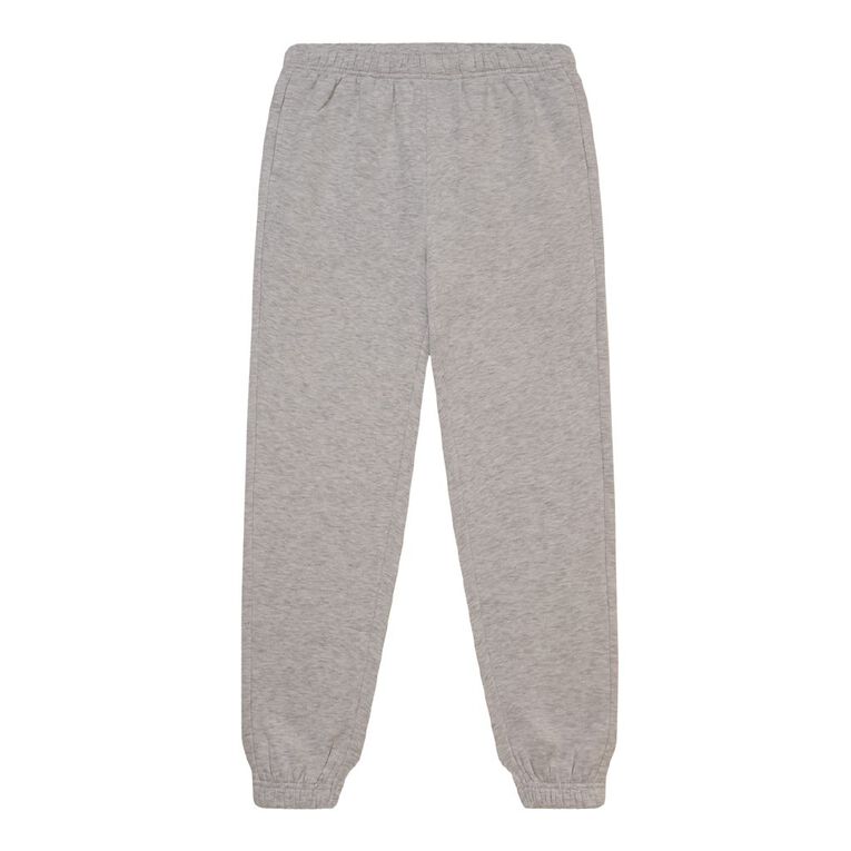 Young Original Plain Cuffed Trackpants, Grey Light SNOW MARLE, hi-res