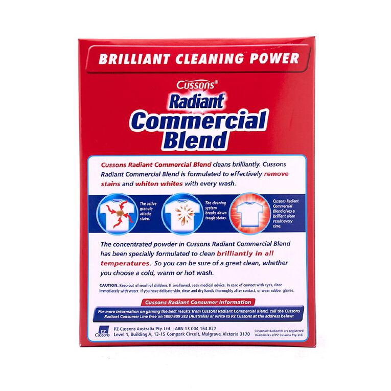Cussons Radiant Commercial Blend Laundry Powder 2kg, , hi-res