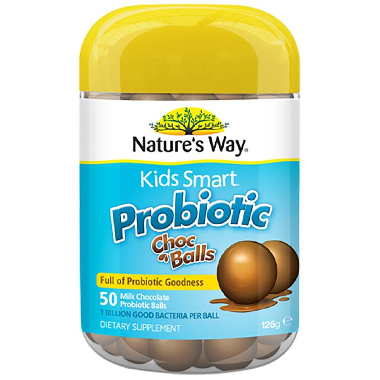 Nature's Way Kids' Smart Probiotic Choc Balls 50s, , hi-res