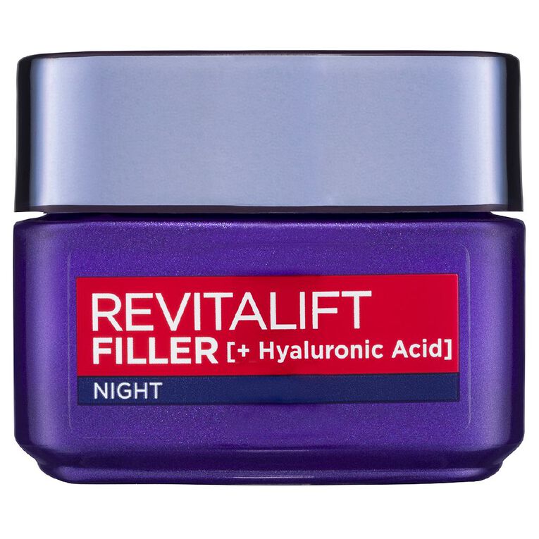 L'Oreal Paris Revitalift Filler Night Cream 50ml, , hi-res