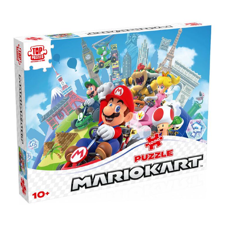 Super Mario Mario Kart Around the World 1000 Piece Puzzle, , hi-res