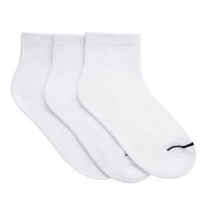 Active Intent Boys' Quarter Crew Cushioned Socks 3 Pack