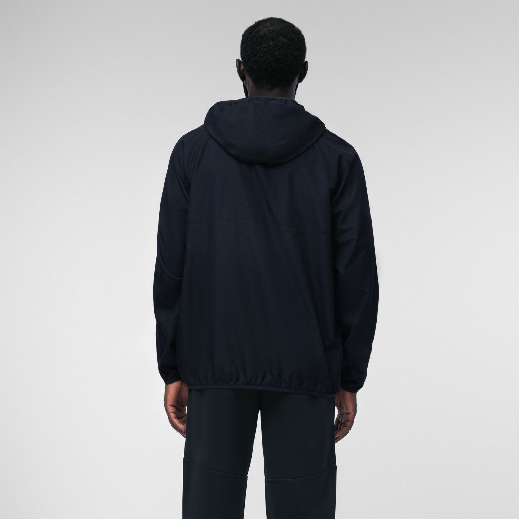 Active Intent Men's Pullover Light Weight Jacket Black | The Warehouse