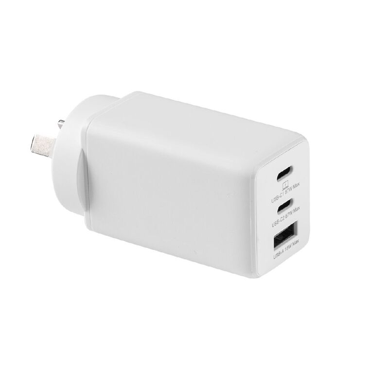 Tech.Inc 67W GAN Triple USB Wall Charger, , hi-res