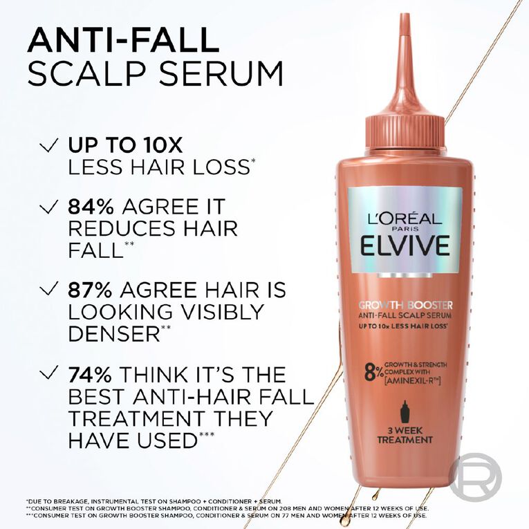 L'Oreal Paris Elvive Growth Booster Serum 102ml, , hi-res