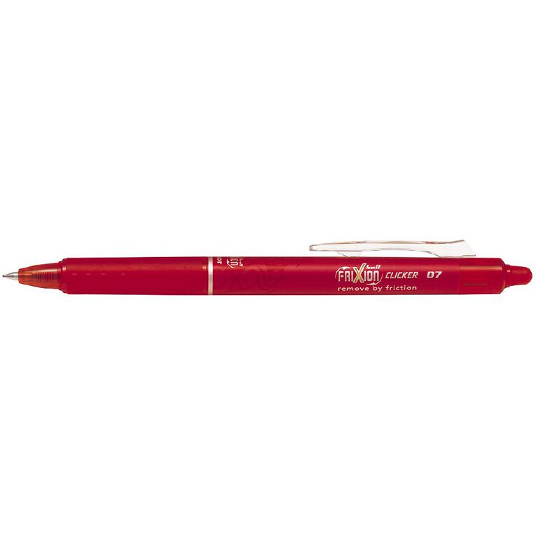 Pilot Frixion Retractable Ball Pen Red Mid, , hi-res