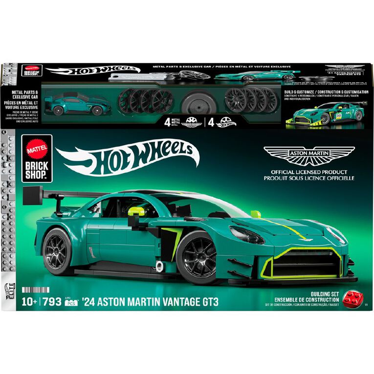 Hot Wheels Bricks Aston Martin Vantage GT3, , hi-res