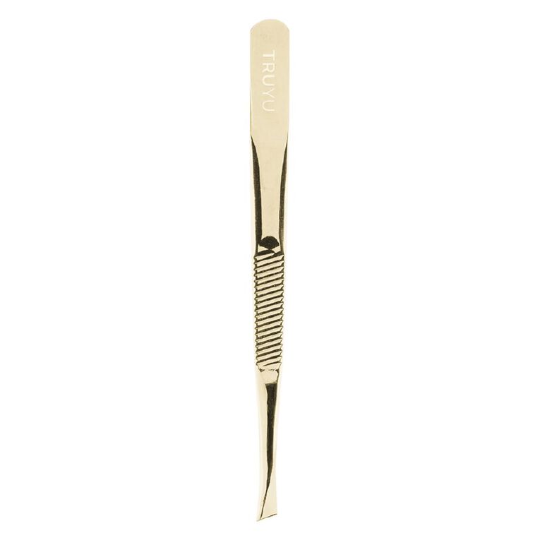 Truyu Slant Tip Tweezers Gold, , hi-res