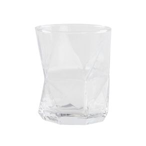 Living & Co Irregular Tumblers Short Clear 6 Pack