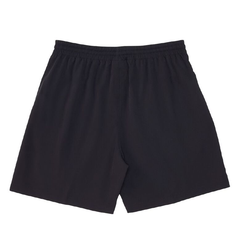 Schooltex Woven PE Shorts, Black, hi-res
