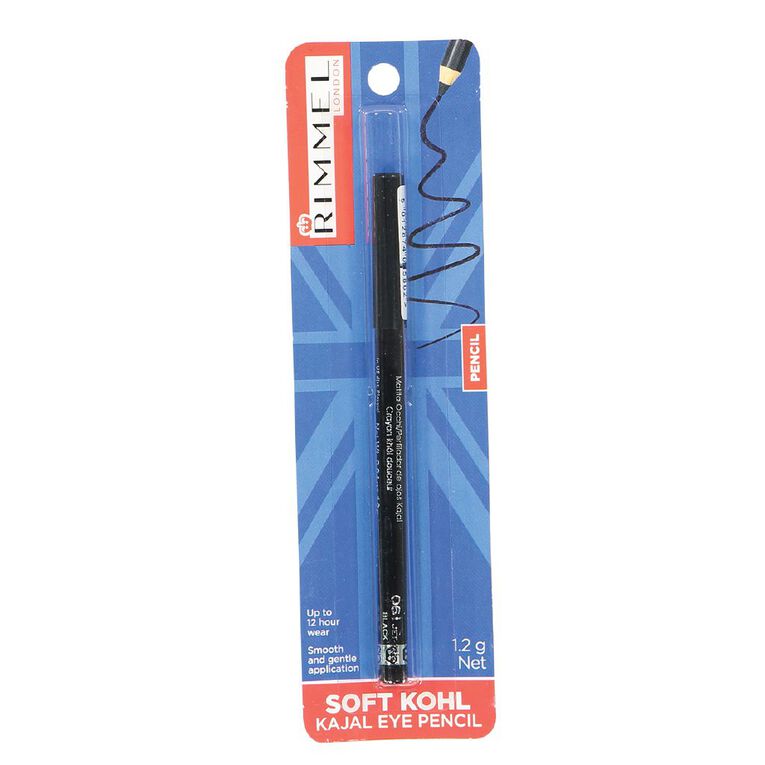 Rimmel Soft Kohl Pencil Jet Black, , hi-res