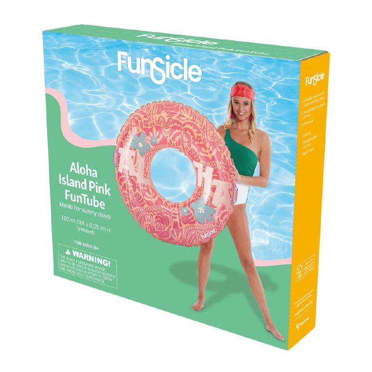 Funsicle Aloha Island FunTube 1m Pink, , hi-res