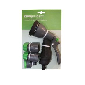 Kiwi Garden 7 Function Plastic Gun Set