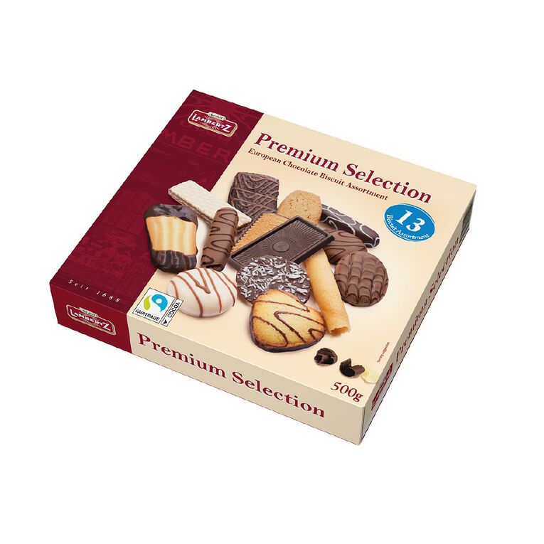 Lambertz Premium Selection Chocolate Biscuit Assortment Box 500g The