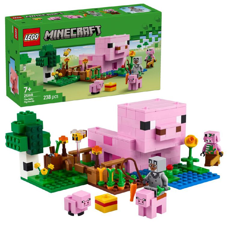 LEGO Minecraft The Baby Pig House 21268, , hi-res