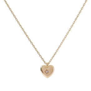 Heart Necklace Gold Plated