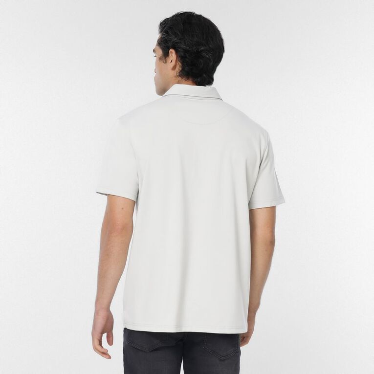 H&H Men's Easy Care Polo, Grey Light, hi-res