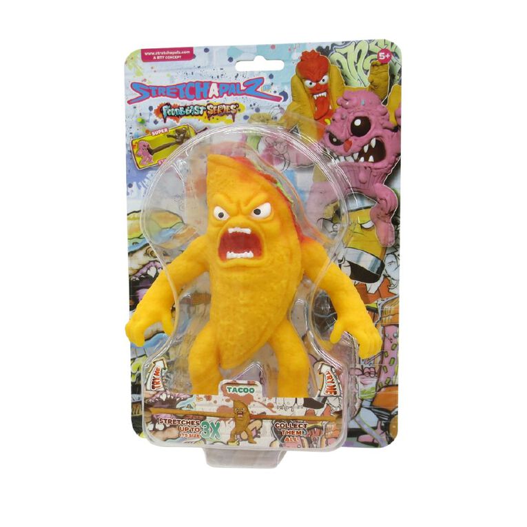 Stretchapalz 14cm Foodbeast Assorted, , hi-res