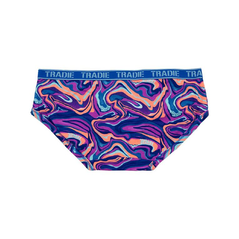 Tradie Women's Gift Pack Boyleg Briefs 2 Pack, Blue Dark, hi-res