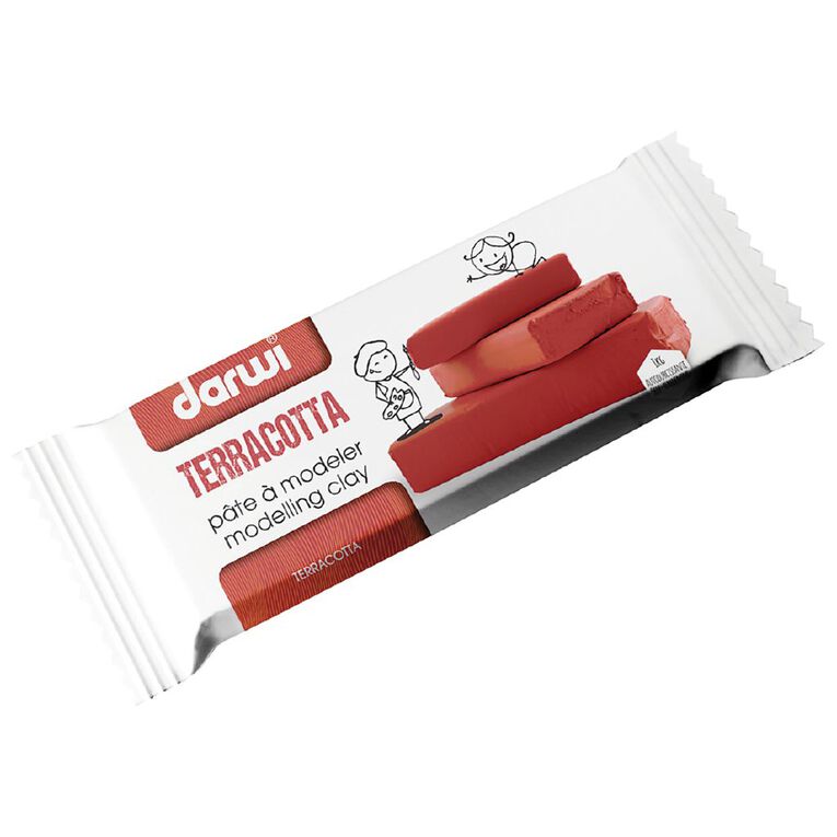 Darwi Modelling Clay 1kg Terracotta, , hi-res