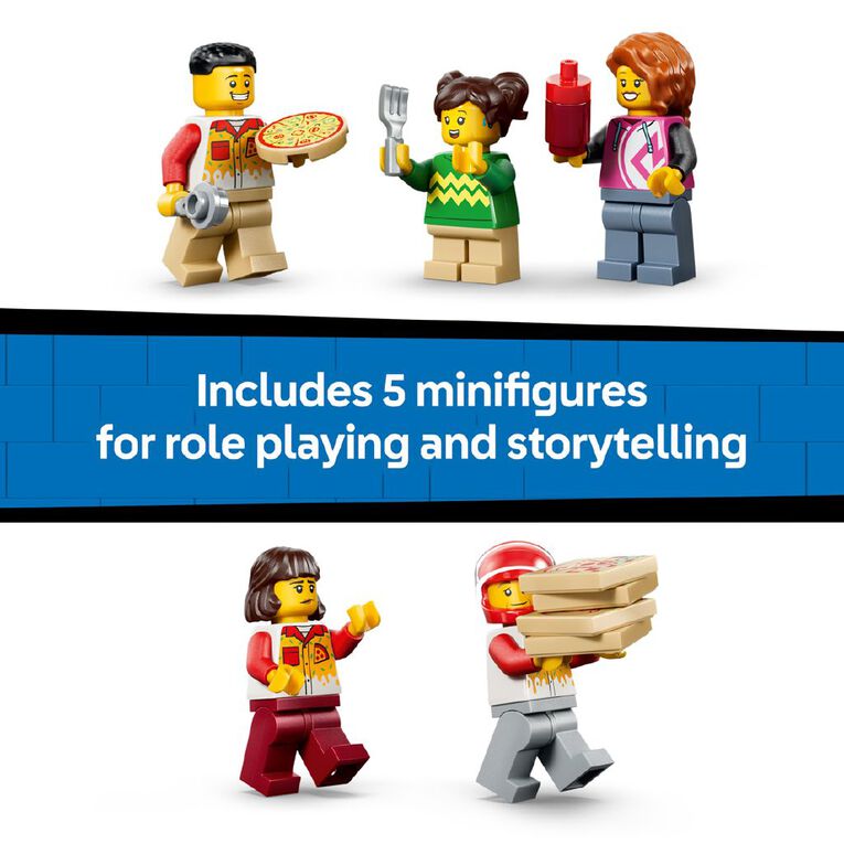 LEGO CITY Pizza Delivery Experience with Vehicles 60496, , hi-res