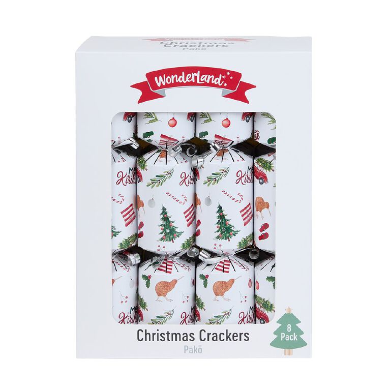 Wonderland Christmas Crackers Assorted 8 Pack, , hi-res