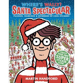 Where's Wally? Santa Spectacular Sticker Activity by Martin Handford
