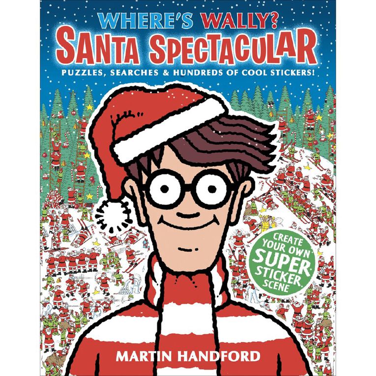 Where's Wally? Santa Spectacular Sticker Activity by Martin Handford, , hi-res