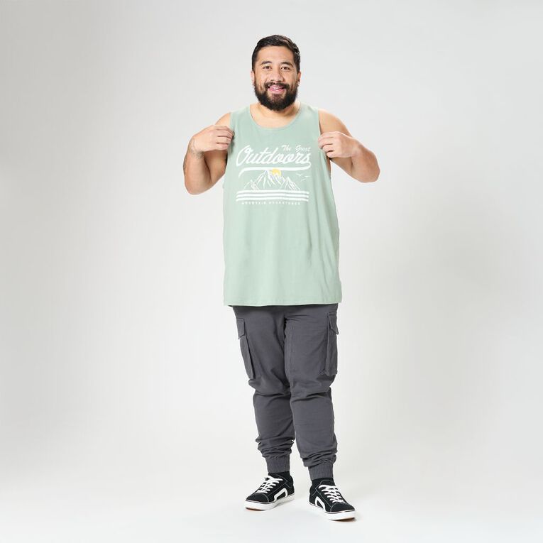 H&H Men's Cargo Joggers, Grey Dark, hi-res
