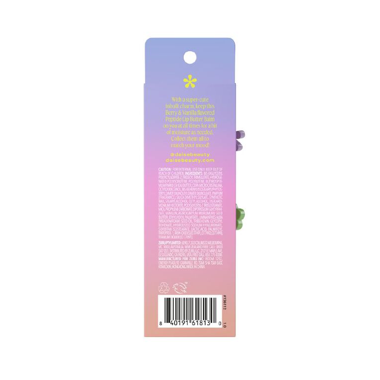 Daise Peptide Lip Butter Balm Berry & Vanilla 15ml, , hi-res