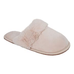 H&H Women's Trim Scuff Slippers