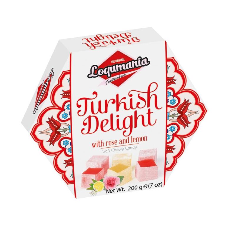 Loqumania Turkish Delight Rose & Lemon 200g, , hi-res