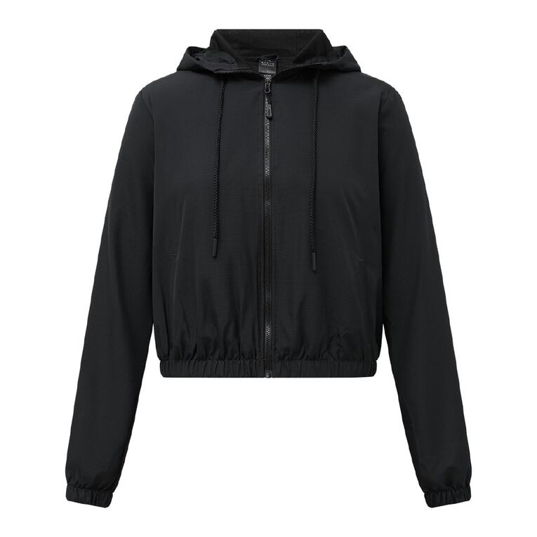 Active Intent Women's Lined Training Jacket, Black, hi-res