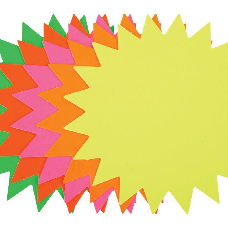 WS Fluorescent Stars R3 135mm Assorted, , hi-res