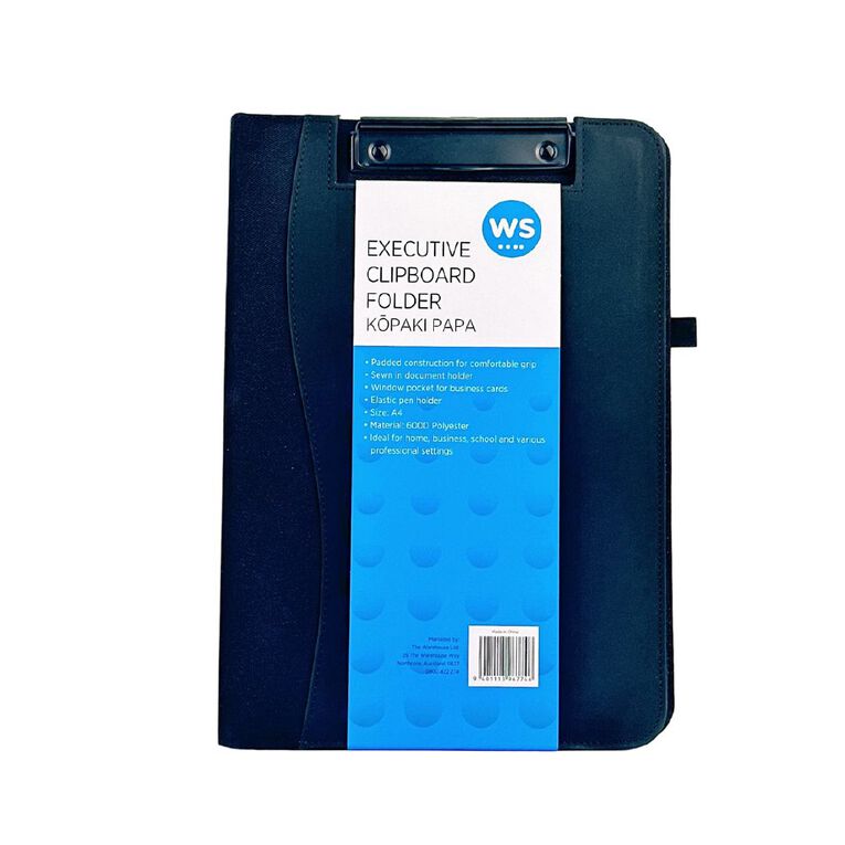 WS Executive Clipboard Folder A4, , hi-res