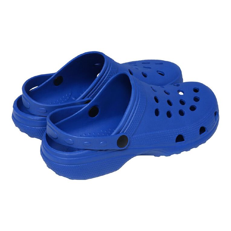 H&H Women's Plain Frog Shoes, Navy, hi-res
