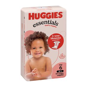 Huggies Essential Nappies Size 6 16+kg 40 Pack