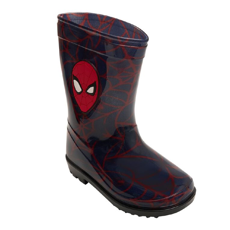 Spider-Man Junior Kids' PVC Gumboots, Blue, hi-res